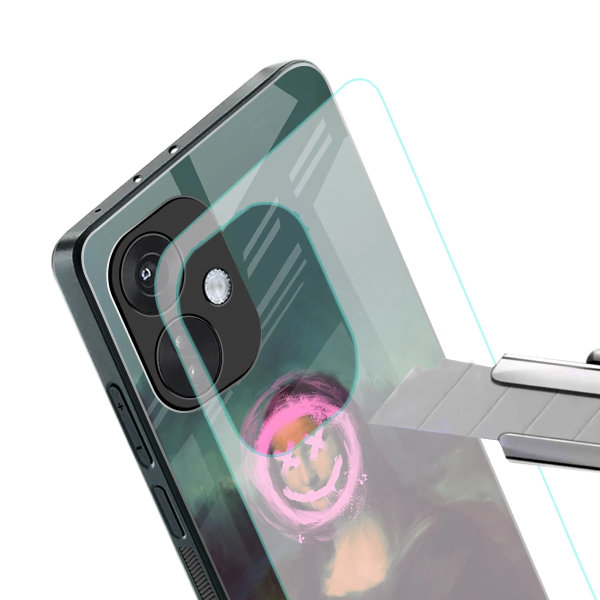 Graffiti Lisa stylish phone case for oneplus nord ce 3 | glossy glass and slim fit