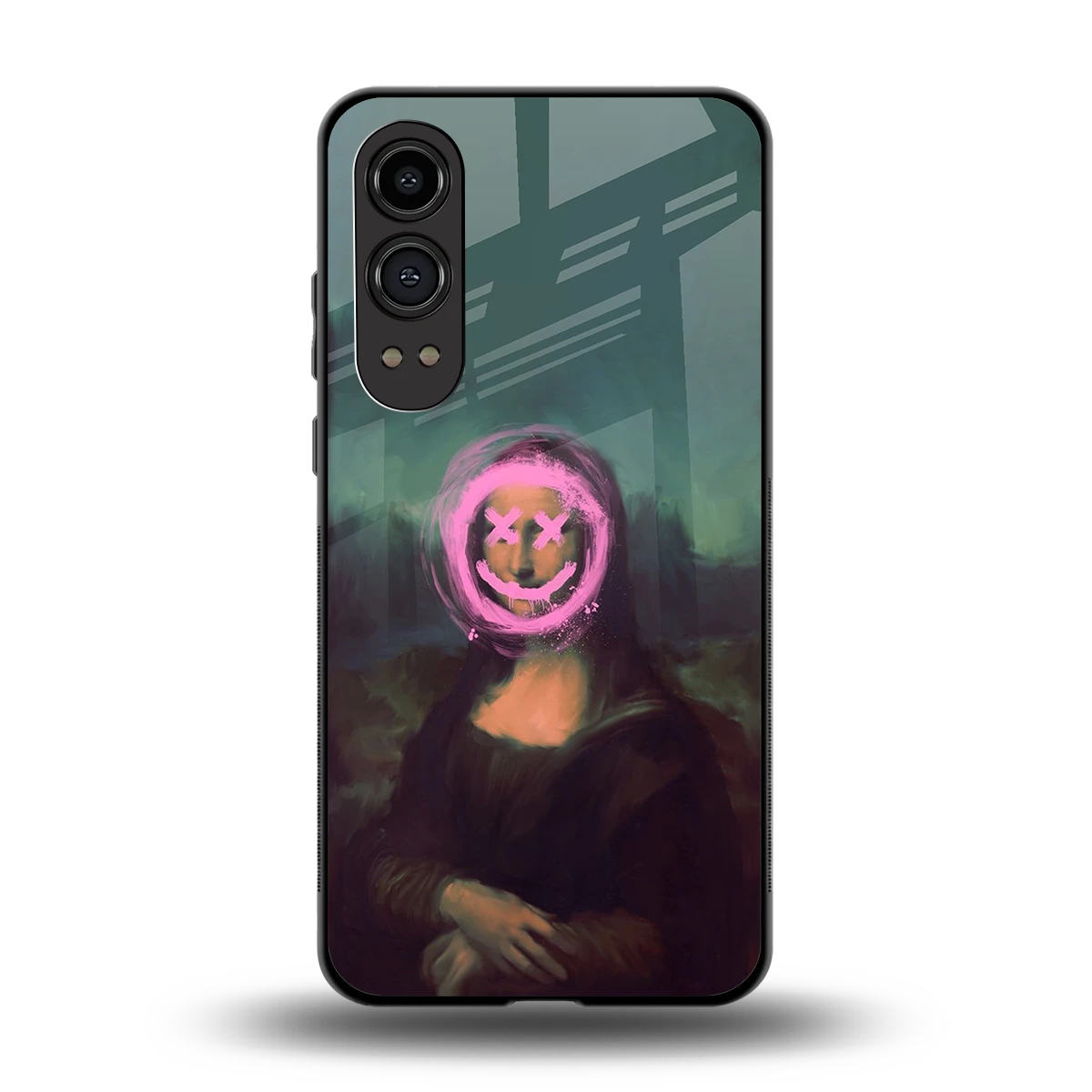 Graffiti Lisa back phone cover | glass case for oneplus nord ce 4 lite