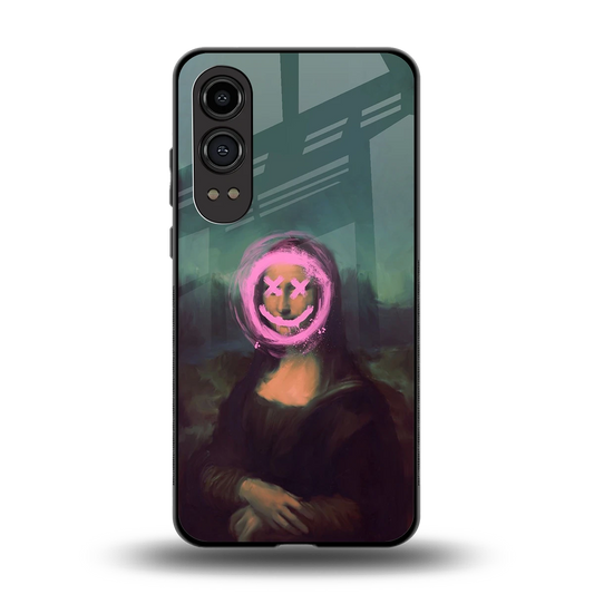 Graffiti Lisa back phone cover | glass case for oneplus nord ce 4 lite