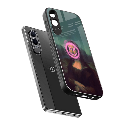 Graffiti Lisa sleek oneplus nord ce 4 lite cover with tempered glass back and TPU edges