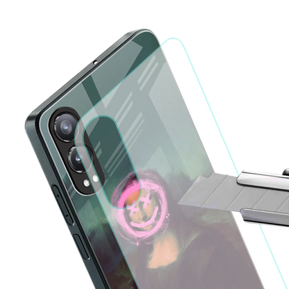 Graffiti Lisa stylish phone case for oneplus nord ce 4 lite | glossy glass and slim fit
