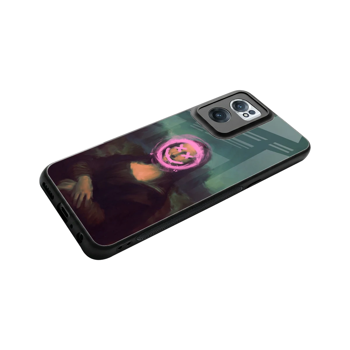 Graffiti Lisa stylish phone case for oneplus nord ce 2 | glossy glass and slim fit