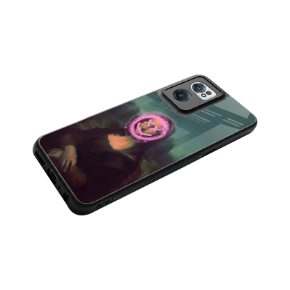 Graffiti Lisa stylish phone case for oneplus nord ce 2 | glossy glass and slim fit
