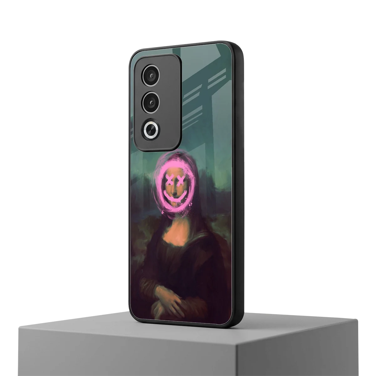 Graffiti Lisa oppo a3 pro mobile cover | shockproof glass phone case