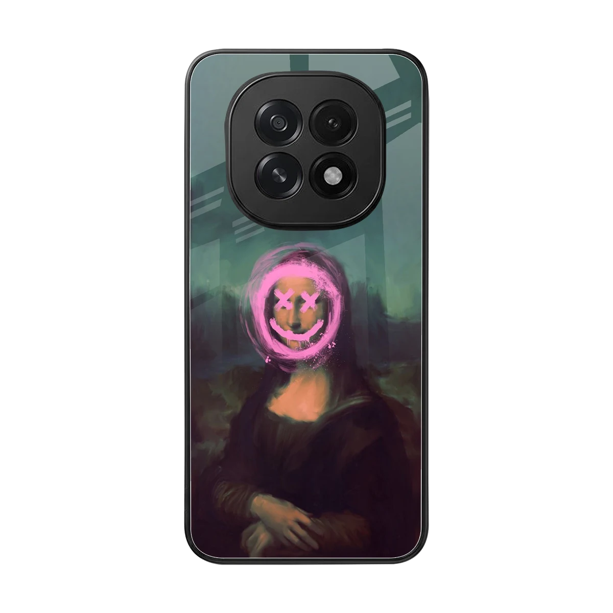 Graffiti Lisa back phone cover | glass case for oppo f29 5g