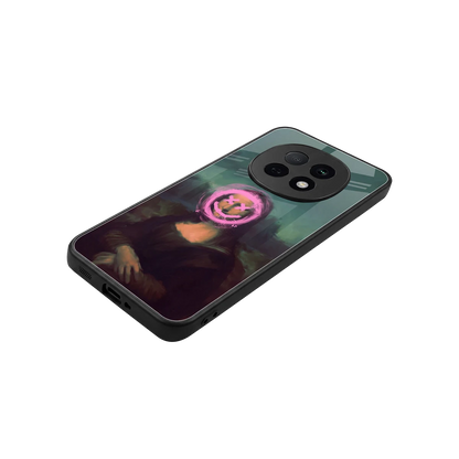 Graffiti Lisa stylish phone case for oppo f29 pro 5g | glossy glass and slim fit
