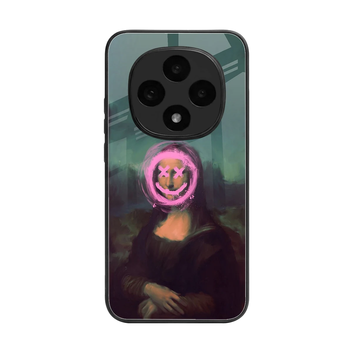 Graffiti Lisa back phone cover | glass case for oppo f31 pro 5g