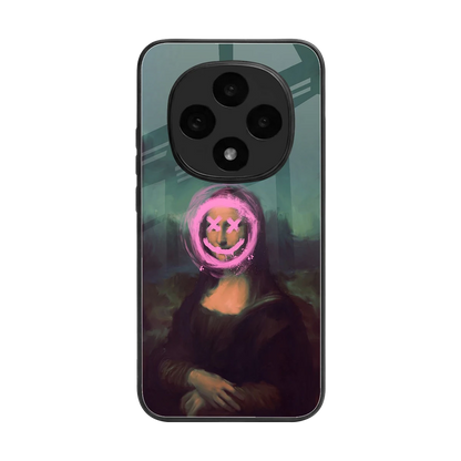 Graffiti Lisa back phone cover | glass case for oppo f31 pro 5g