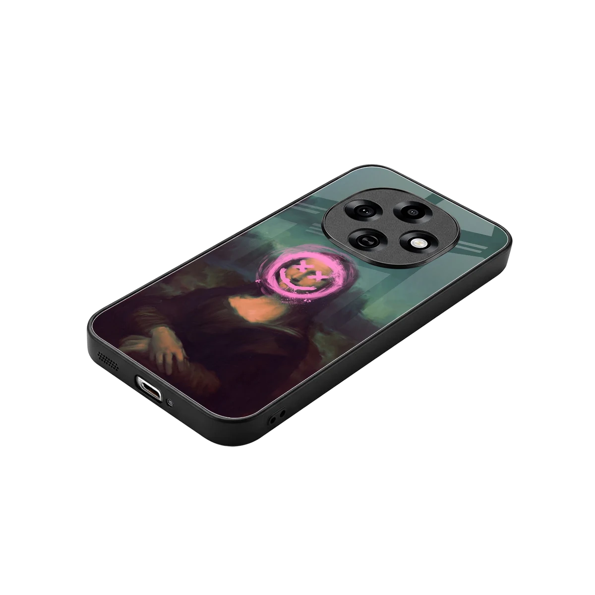Graffiti Lisa stylish phone case for oppo f31 pro 5g | glossy glass and slim fit