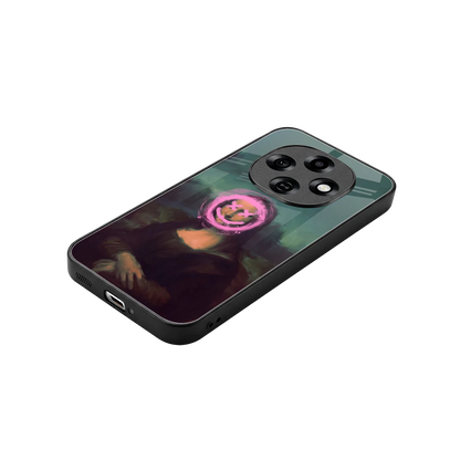 Graffiti Lisa stylish phone case for oppo f31 pro 5g | glossy glass and slim fit
