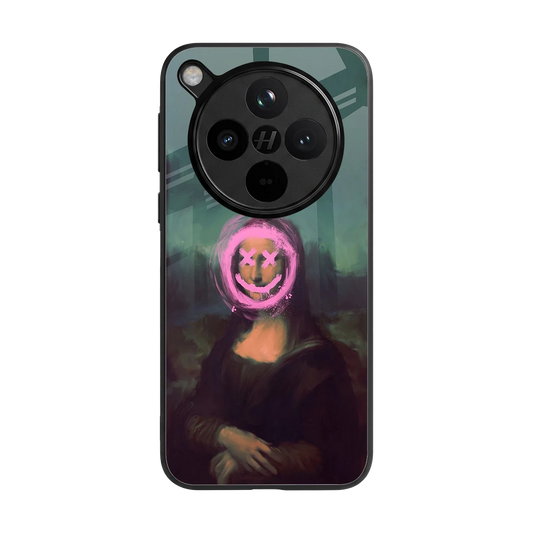 Graffiti Lisa back phone cover | glass case for oppo find x8