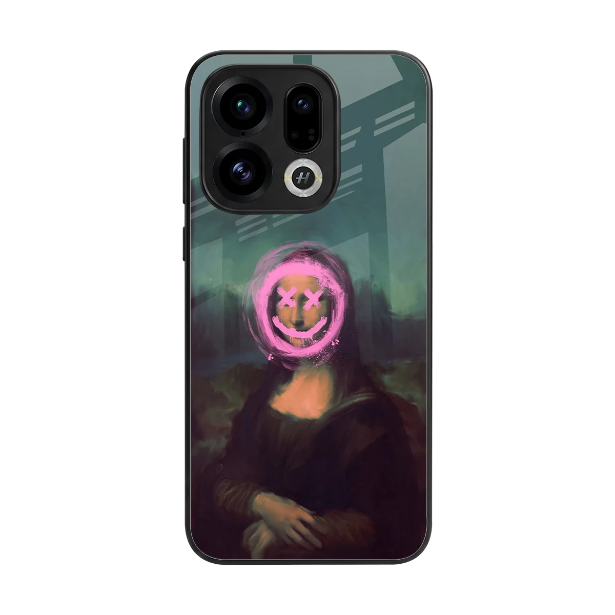 Graffiti Lisa back phone cover | glass case for oppo find x9