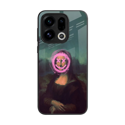Graffiti Lisa back phone cover | glass case for oppo find x9