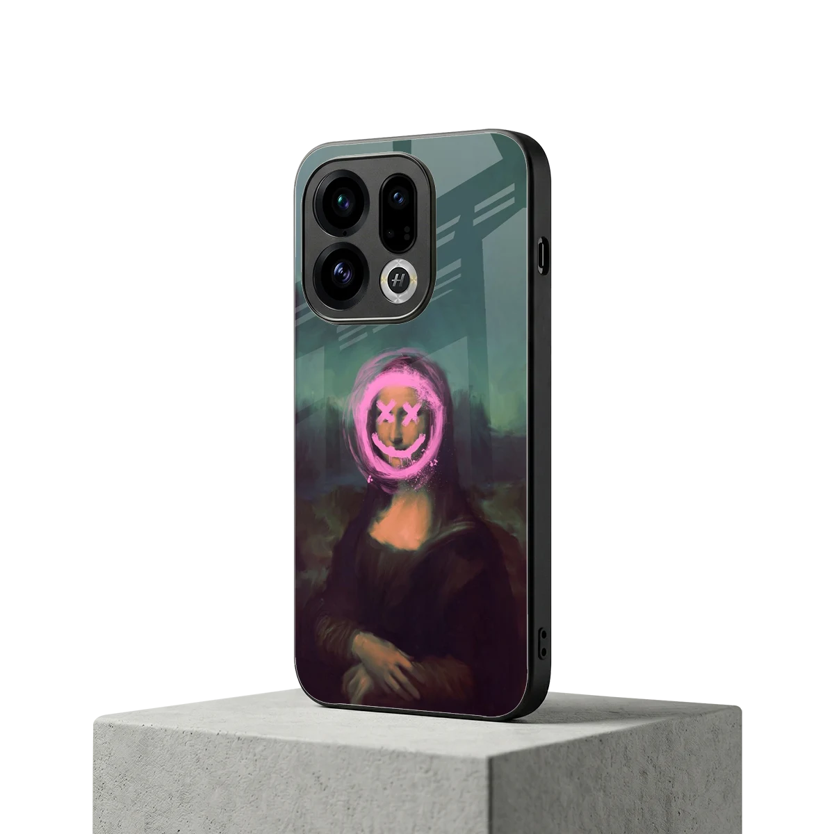 Graffiti Lisa oppo find x9 mobile cover | shockproof glass phone case