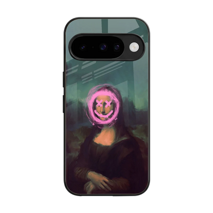 Graffiti Lisa back phone cover | glass case for google pixel 10