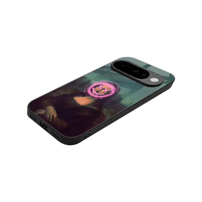 Graffiti Lisa stylish phone case for google pixel 10 | glossy glass and slim fit
