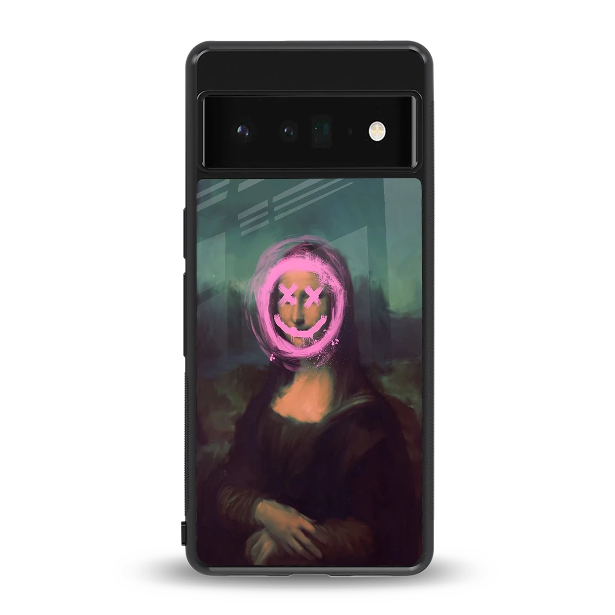 Graffiti Lisa back phone cover | glass case for google pixel 6 pro