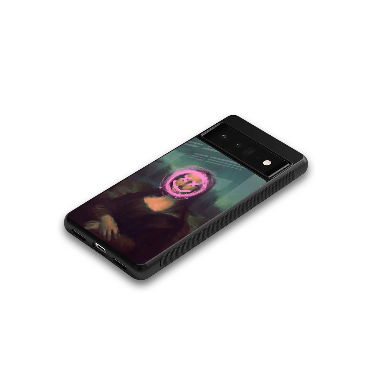 Graffiti Lisa google pixel 6 pro mobile cover | shockproof glass phone case