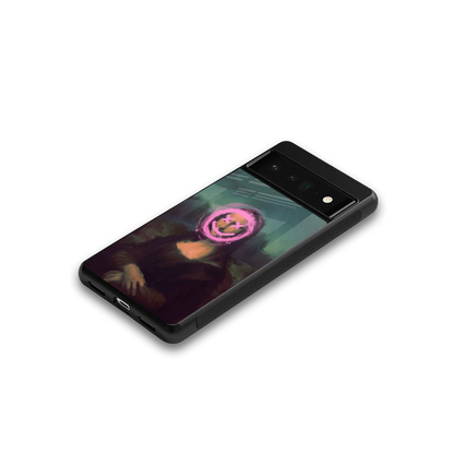 Graffiti Lisa google pixel 6 pro mobile cover | shockproof glass phone case