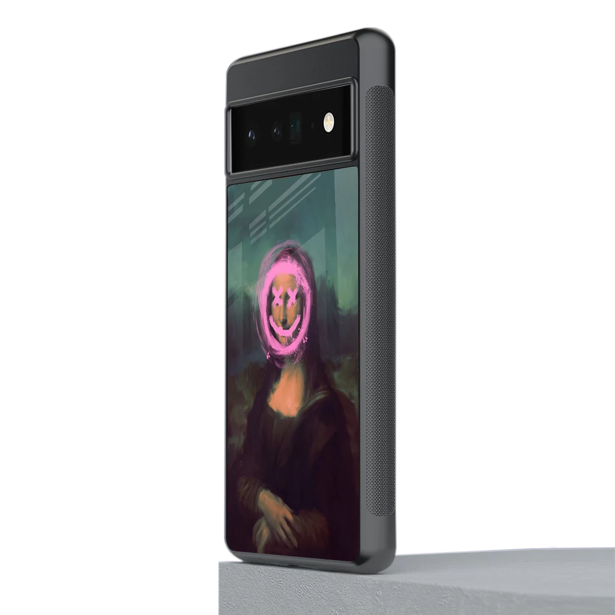 Graffiti Lisa stylish phone case for google pixel 6 pro | glossy glass and slim fit