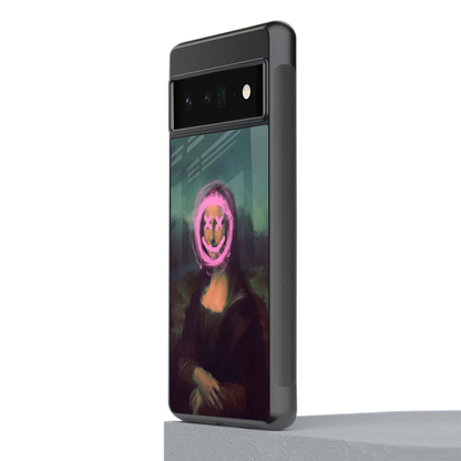 Graffiti Lisa stylish phone case for google pixel 6 pro | glossy glass and slim fit