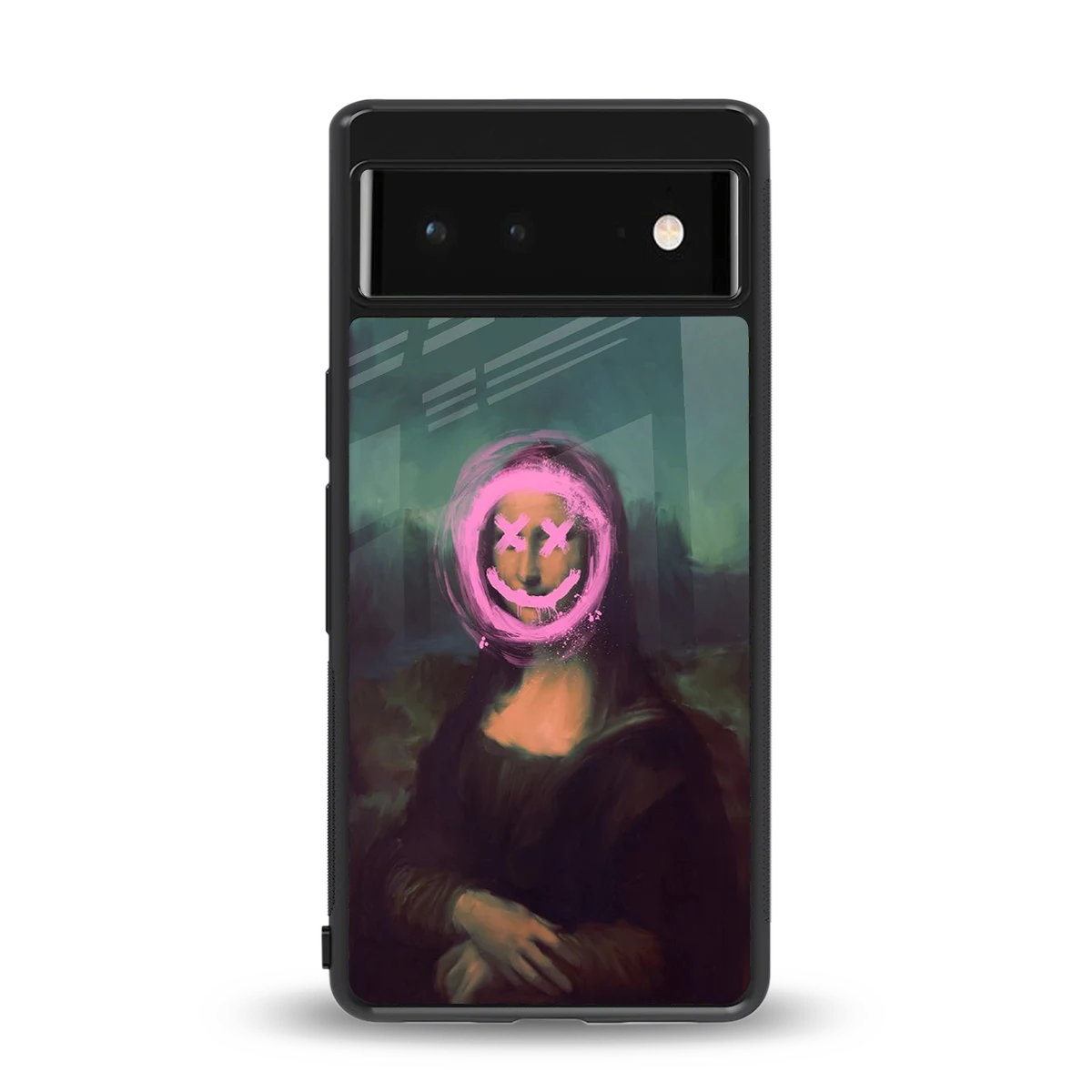 Graffiti Lisa back phone cover | glass case for google pixel 6a