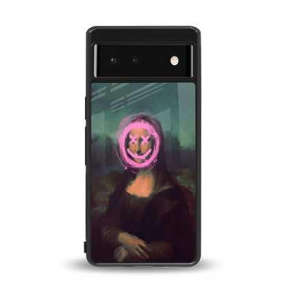 Graffiti Lisa back phone cover | glass case for google pixel 6a