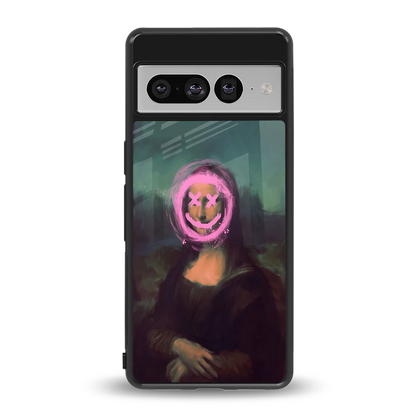 Graffiti Lisa back phone cover | glass case for google pixel 7 pro