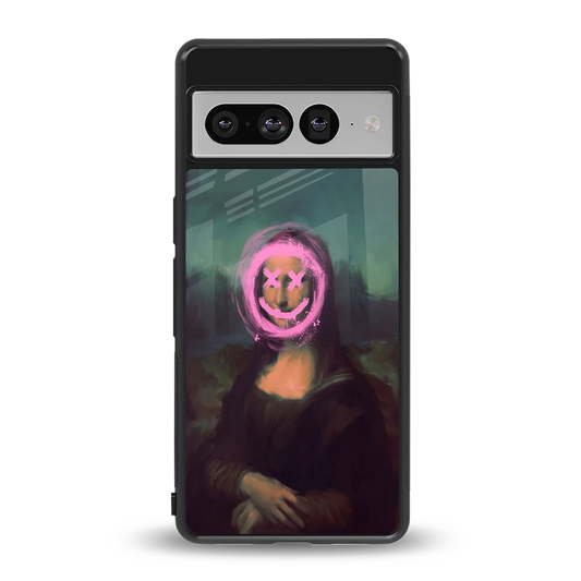 Graffiti Lisa back phone cover | glass case for google pixel 7 pro