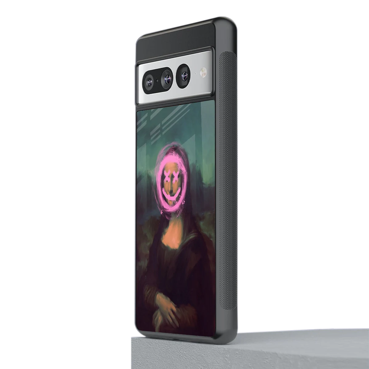 Graffiti Lisa stylish phone case for google pixel 7 pro | glossy glass and slim fit