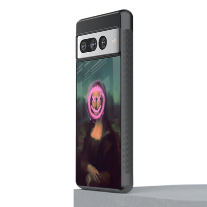 Graffiti Lisa stylish phone case for google pixel 7 pro | glossy glass and slim fit