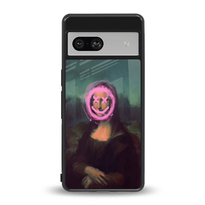 Graffiti Lisa back phone cover | glass case for google pixel 7a