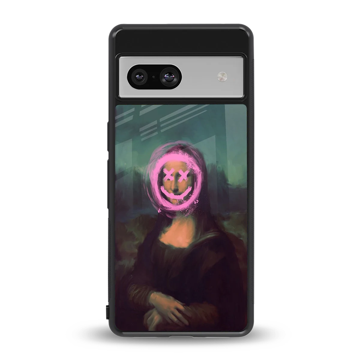 Graffiti Lisa back phone cover | glass case for google pixel 7