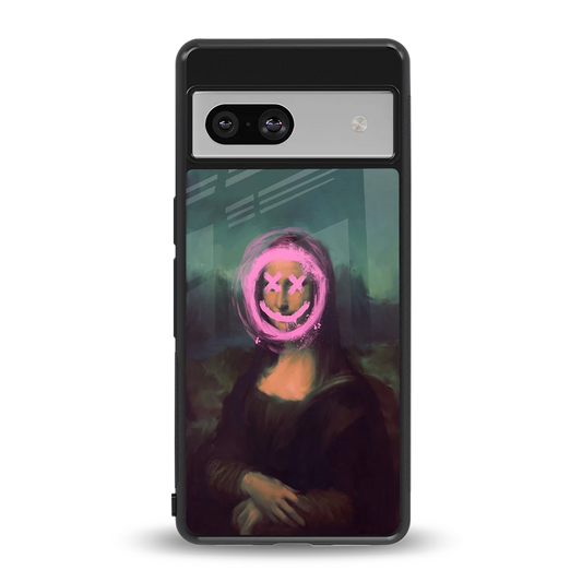 Graffiti Lisa back phone cover | glass case for google pixel 7