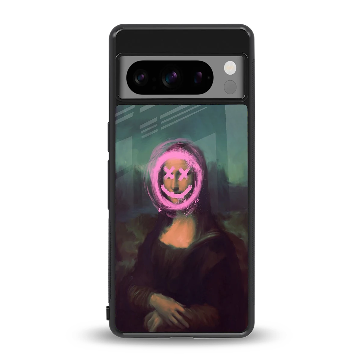 Graffiti Lisa back phone cover | glass case for google pixel 8 pro