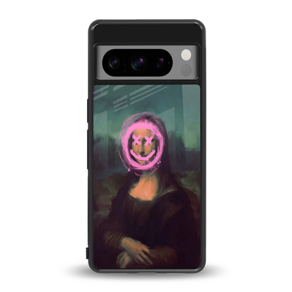 Graffiti Lisa back phone cover | glass case for google pixel 8 pro