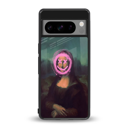 Graffiti Lisa back phone cover | glass case for google pixel 8 pro