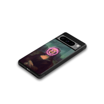 Graffiti Lisa google pixel 8 pro mobile cover | shockproof glass phone case