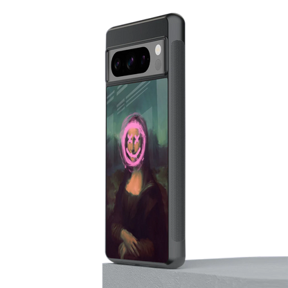 Graffiti Lisa stylish phone case for google pixel 8 pro | glossy glass and slim fit