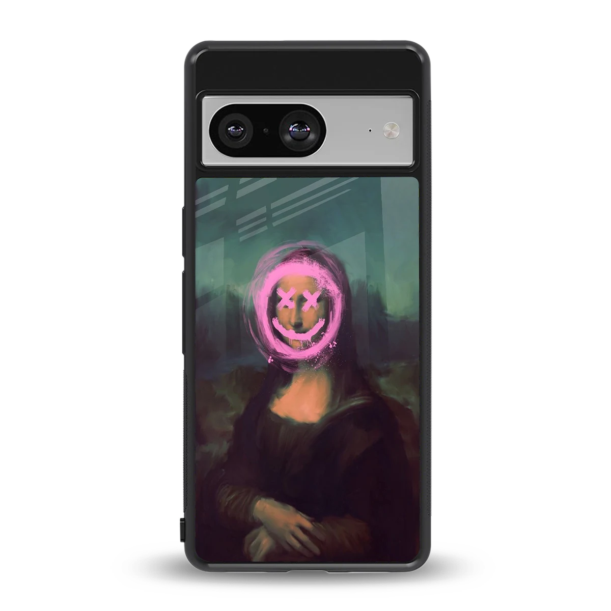 Graffiti Lisa back phone cover | glass case for google pixel 8