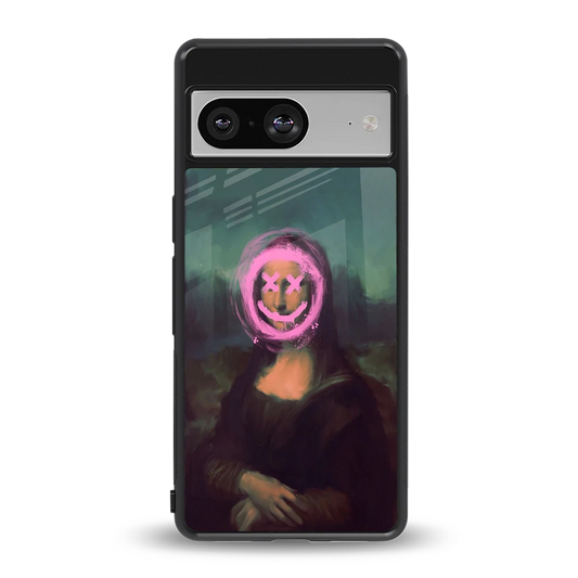 Graffiti Lisa back phone cover | glass case for google pixel 8