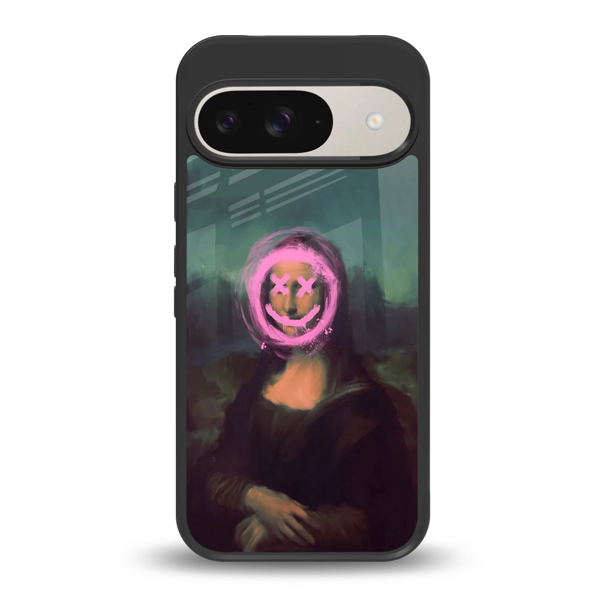 Graffiti Lisa back phone cover | glass case for google pixel 9