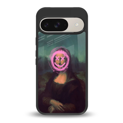 Graffiti Lisa back phone cover | glass case for google pixel 9