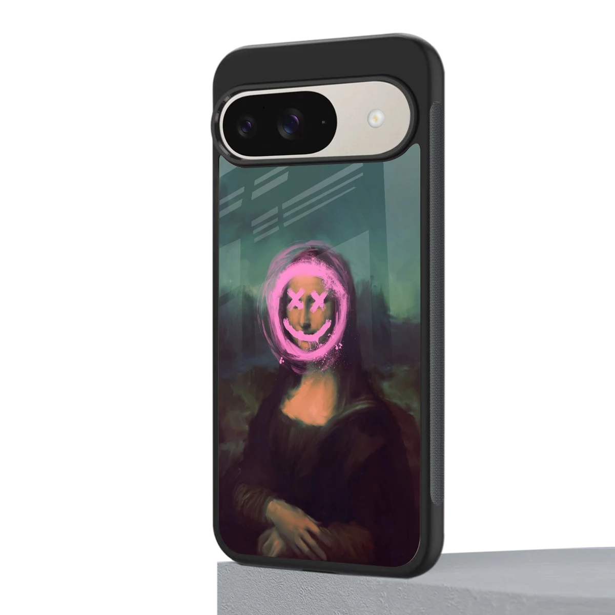 Graffiti Lisa google pixel 9 mobile cover | shockproof glass phone case