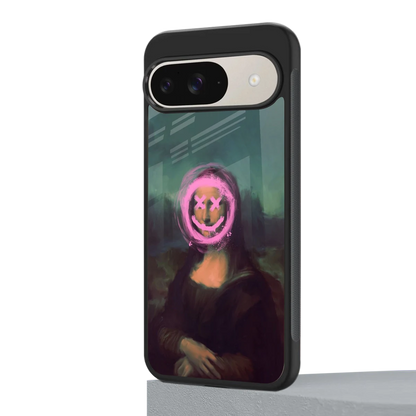 Graffiti Lisa google pixel 9 mobile cover | shockproof glass phone case