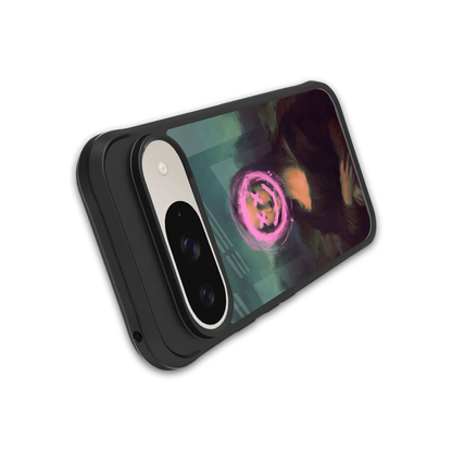 Graffiti Lisa stylish phone case for google pixel 9 | glossy glass and slim fit