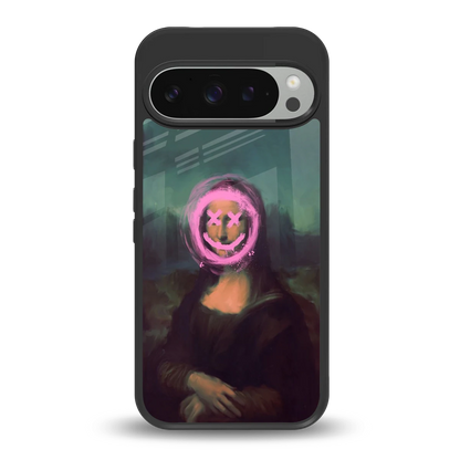 Graffiti Lisa back phone cover | glass case for google pixel 9 pro