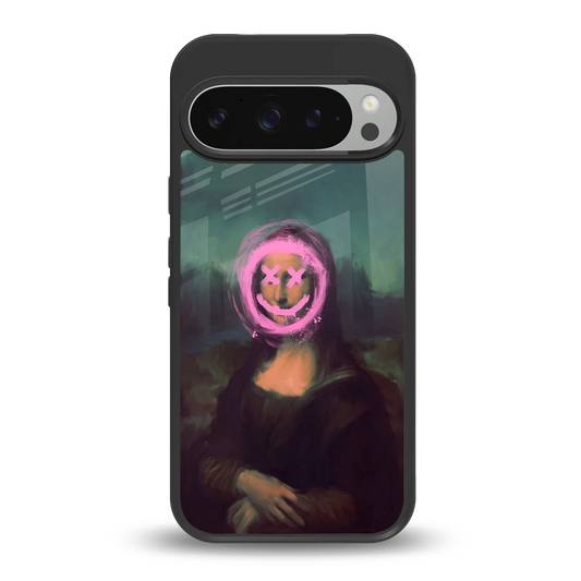 Graffiti Lisa back phone cover | glass case for google pixel 9 pro