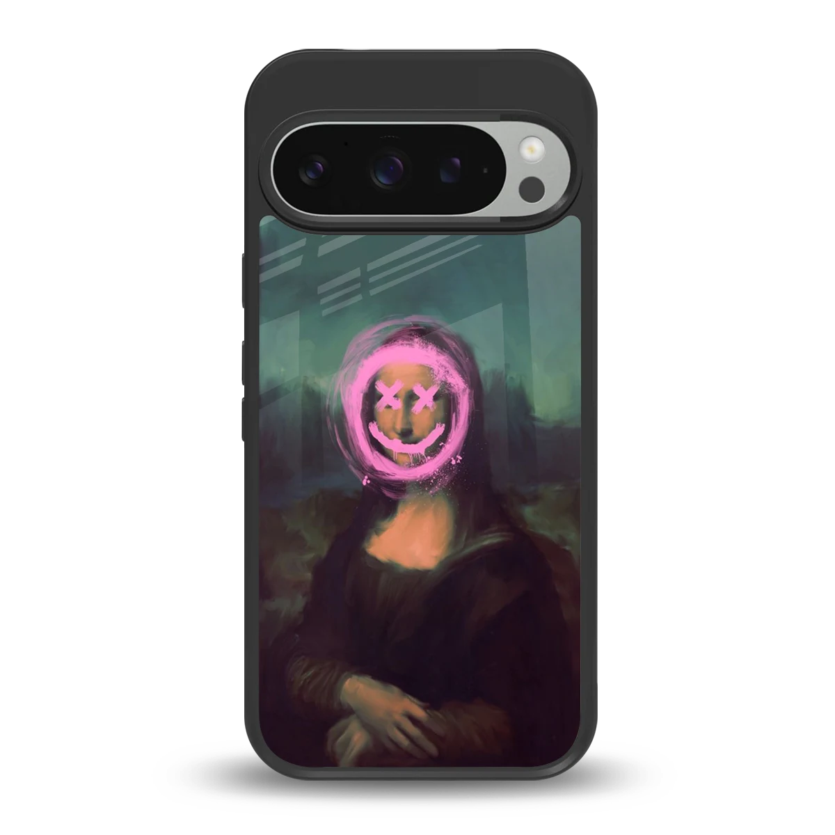 Graffiti Lisa back phone cover | glass case for google pixel 9 pro xl