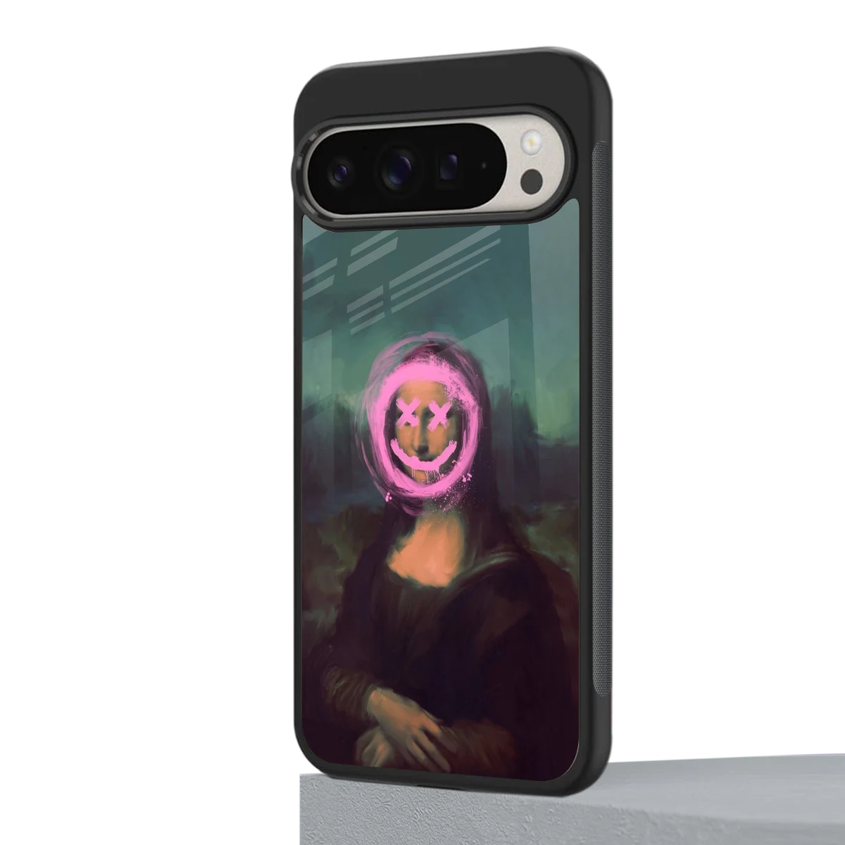 Graffiti Lisa google pixel 9 pro mobile cover | shockproof glass phone case